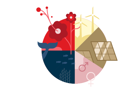 Drawing of sustainable distribution