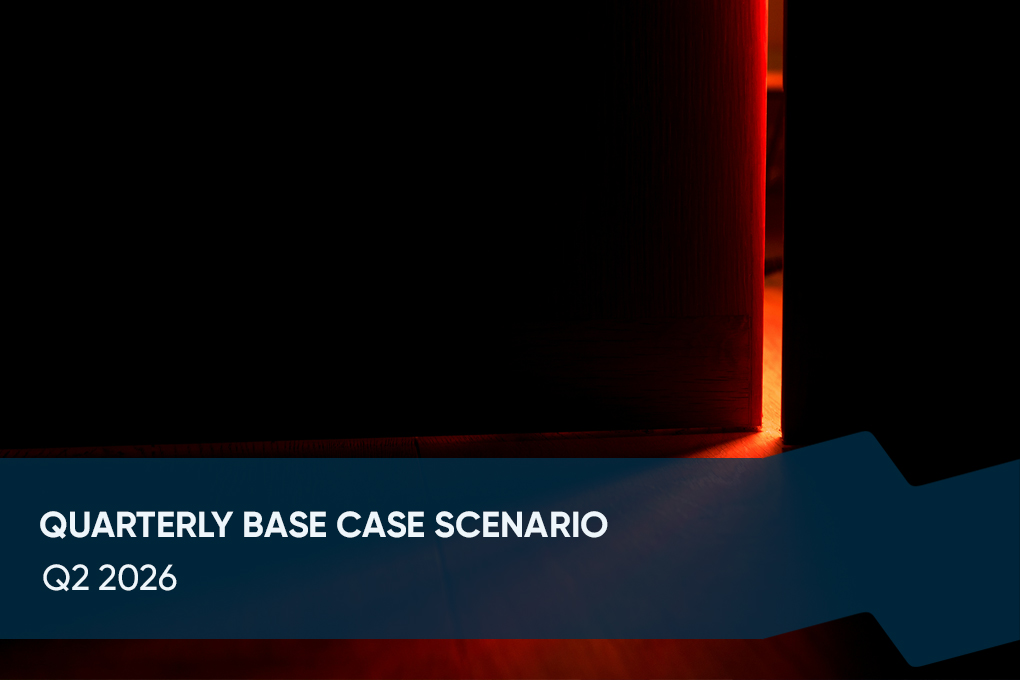 A door opening with a burst of red light.